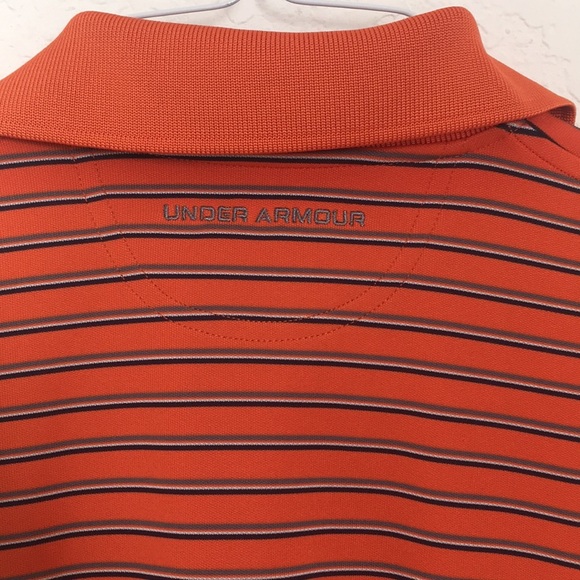 Men Under Armour men Gold polo shirt size M - Picture 4 of 5